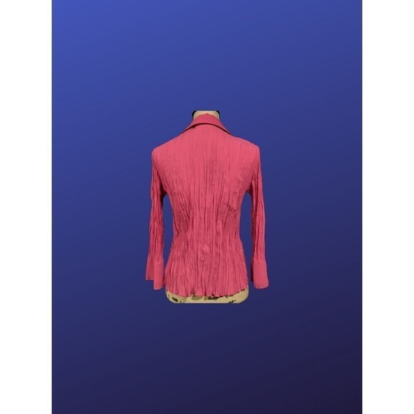 CHADWICK’S Semi-sheer/Lace-Trim/Ruffled REGENCY Blouse, MAUVE, Size 16, NWOT - Picture 2 of 8